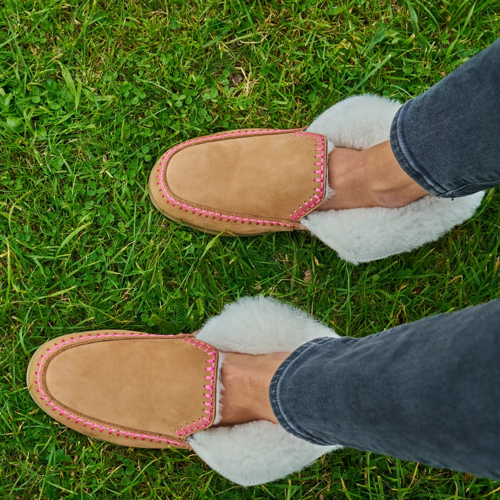 Hari Mari | Women's Tula Slipper | Light Tan