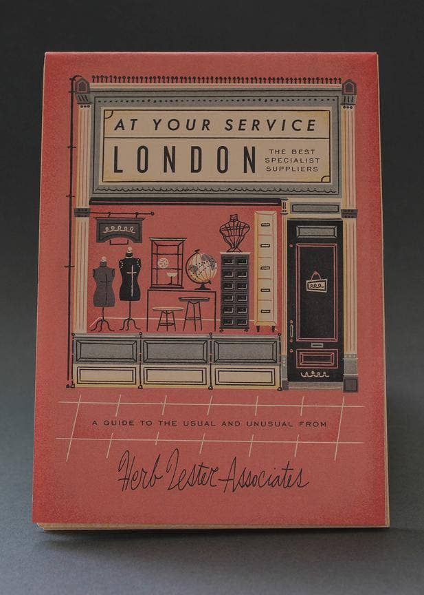 Herb Lester Associates - London: At Your Service - Travel Map & Cultural Guide