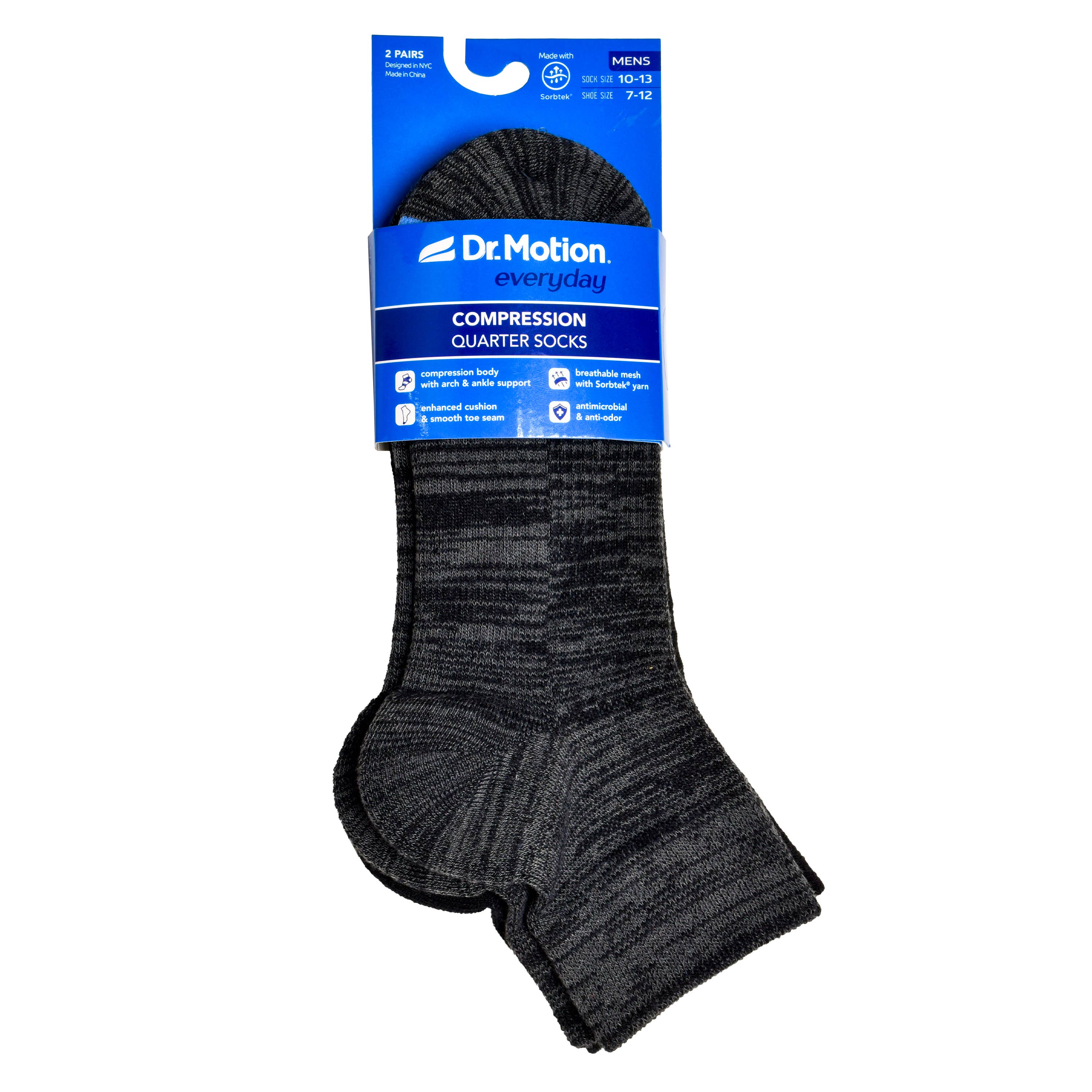 Dr. Motion - Freefeed | Quarter Compression Socks For Men