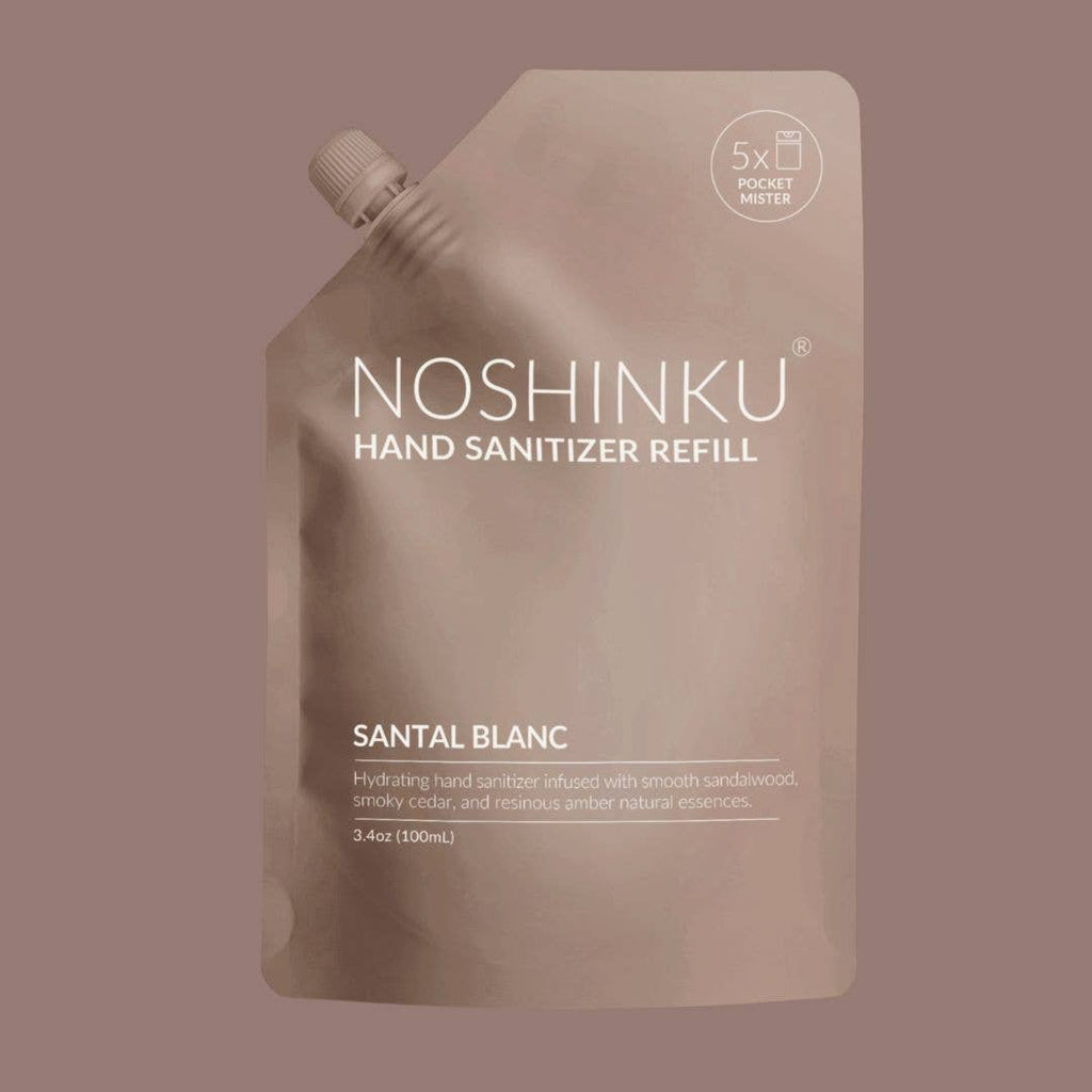 Noshinku - Santal Blanc Hydrating Hand Sanitizer Spray Refill Pouch