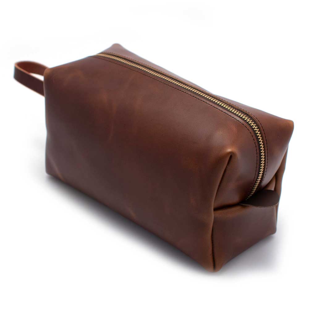 General Knot & Co. - Leather Travel Kit- Mahogany