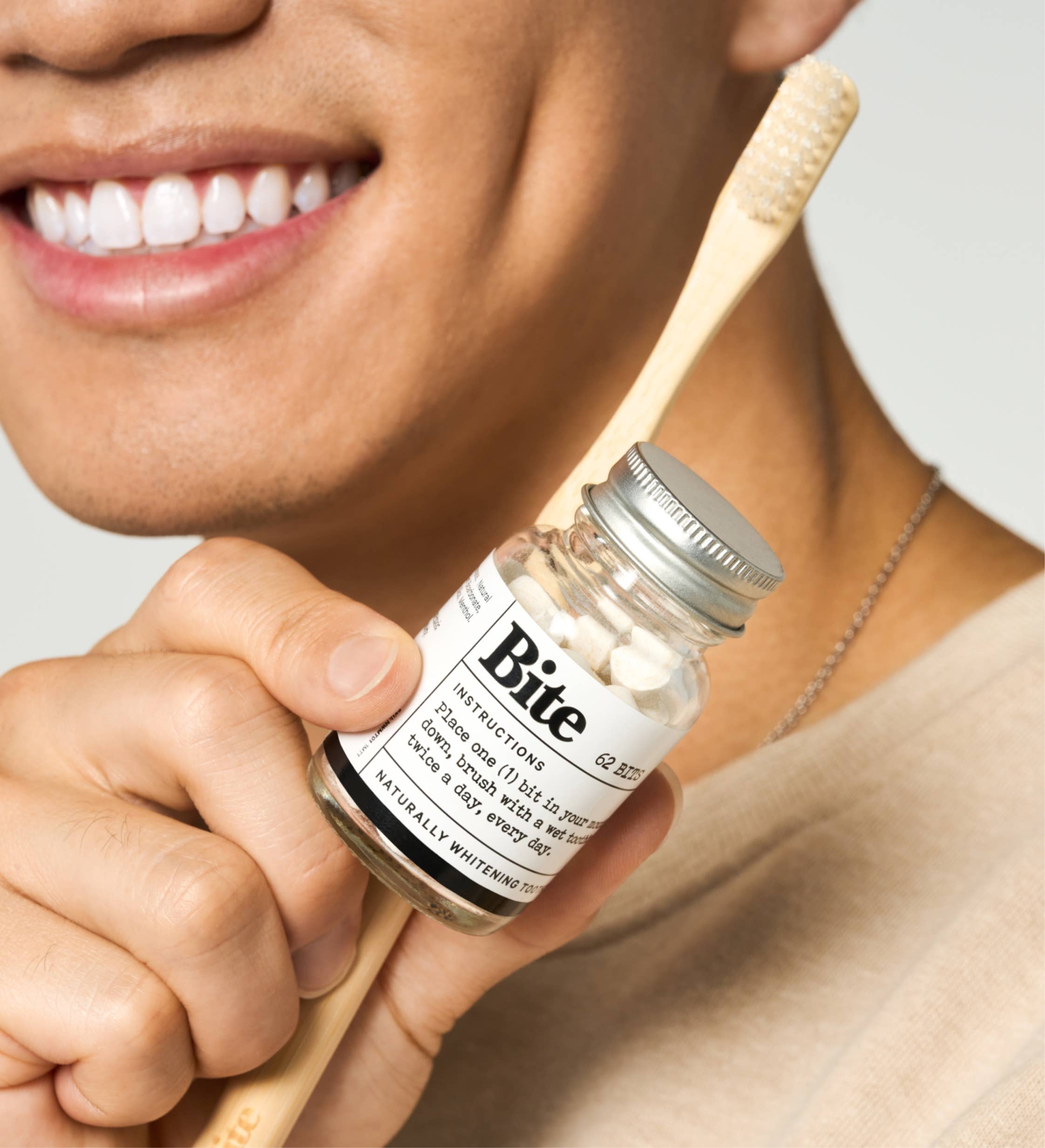 BITE - Toothpaste Bits Fluoride-Free - 1oz - Mint