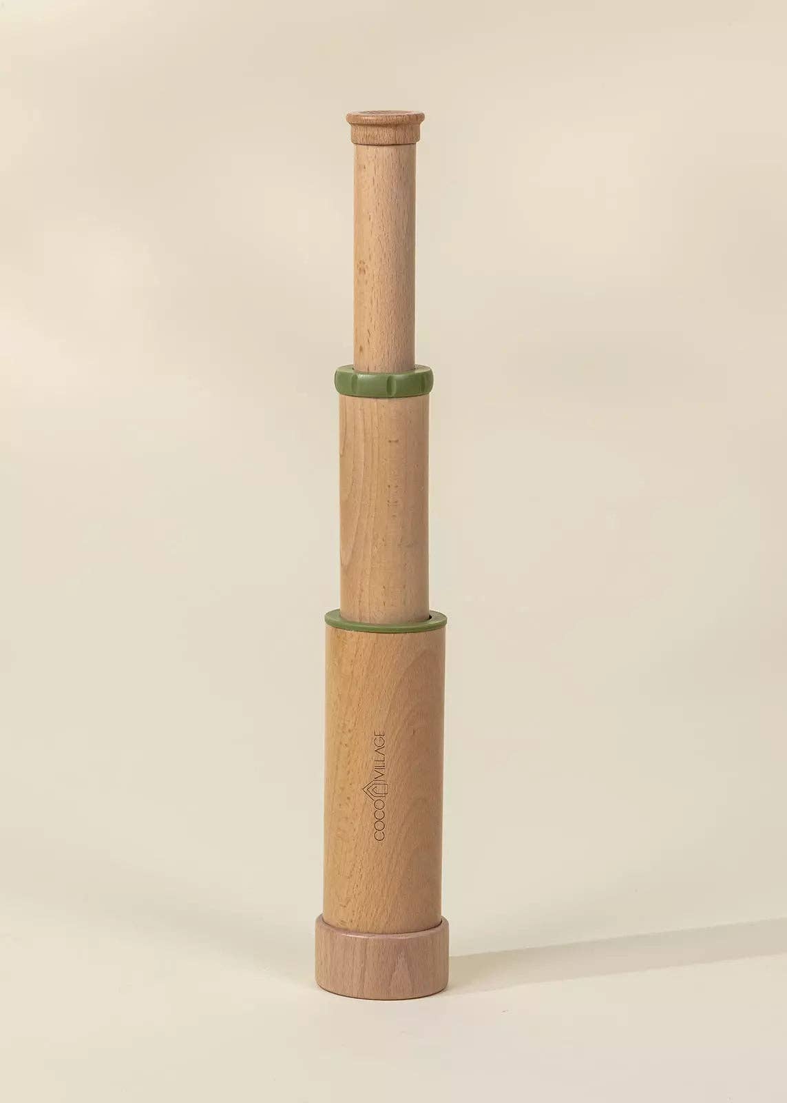 Coco Village - Wooden Handheld Telescope – 20x Zoom