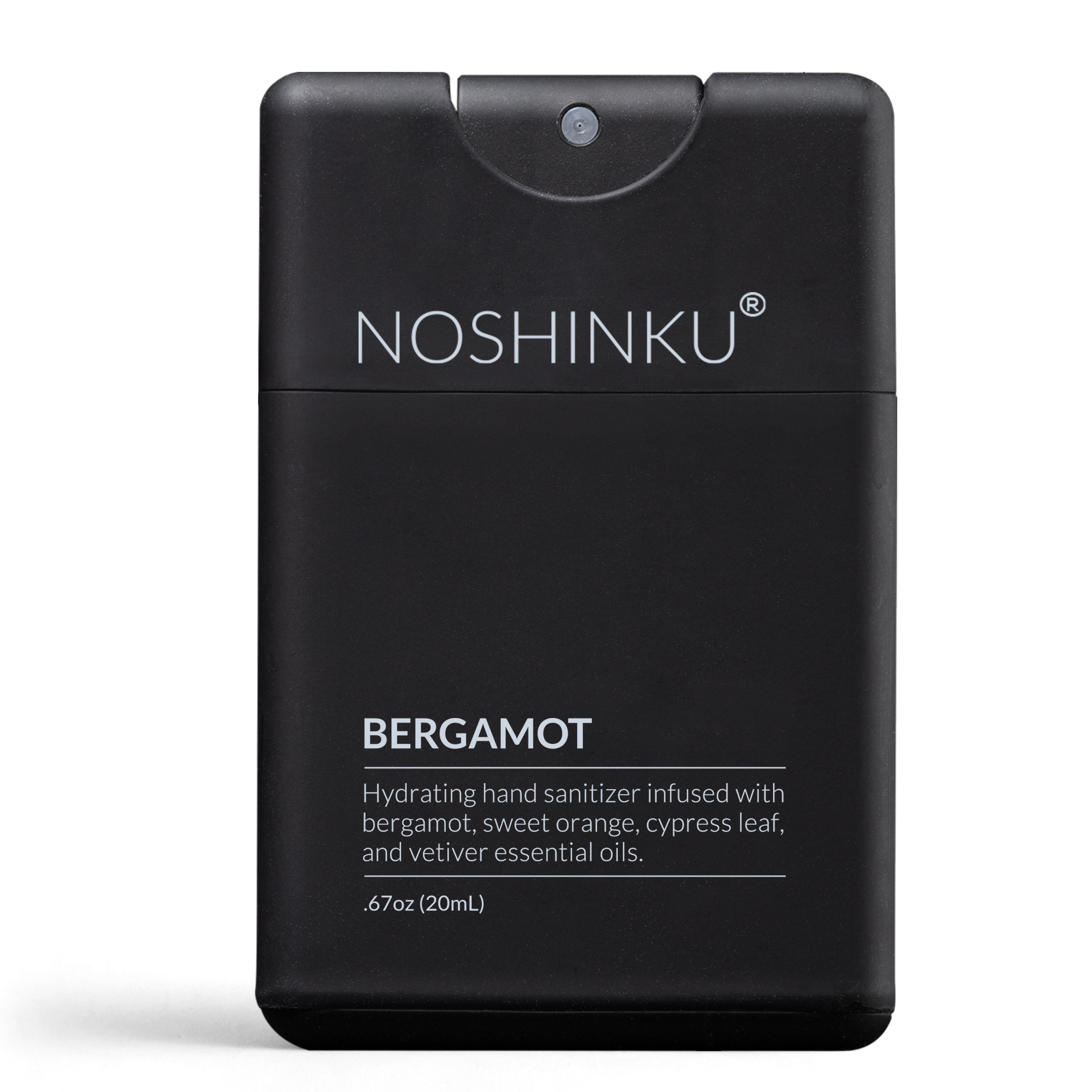 Noshinku - Refillable Bergamot Ultra-Moisturizing Pocket Hand Sanitizer