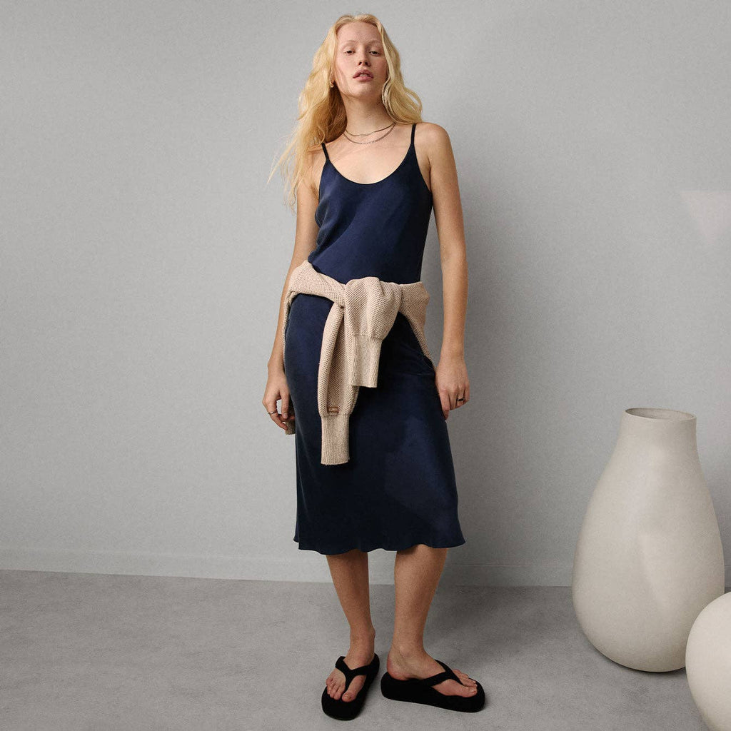 LUNYA - Washable Silk Bias Slip Dress