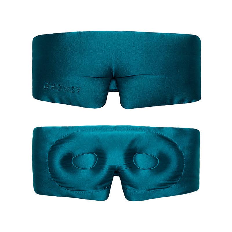 Drowsy Sleep Co. - Green Sapphire - Eyelash Protecting Mask