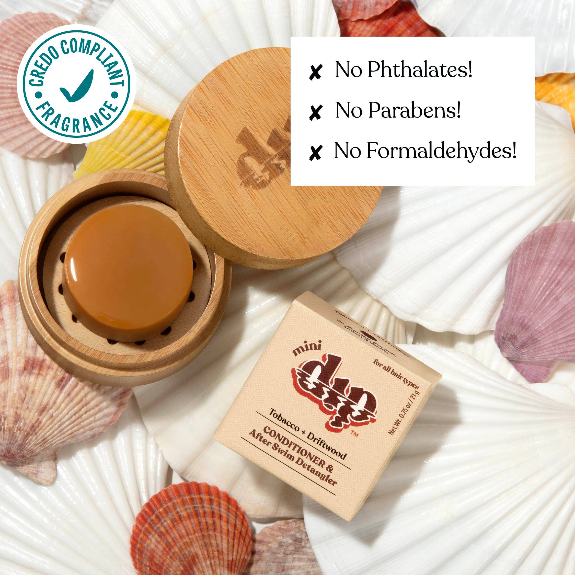 Dip - Mini Dip Conditioner & After Swim Detangler - Tobacco & Driftwood