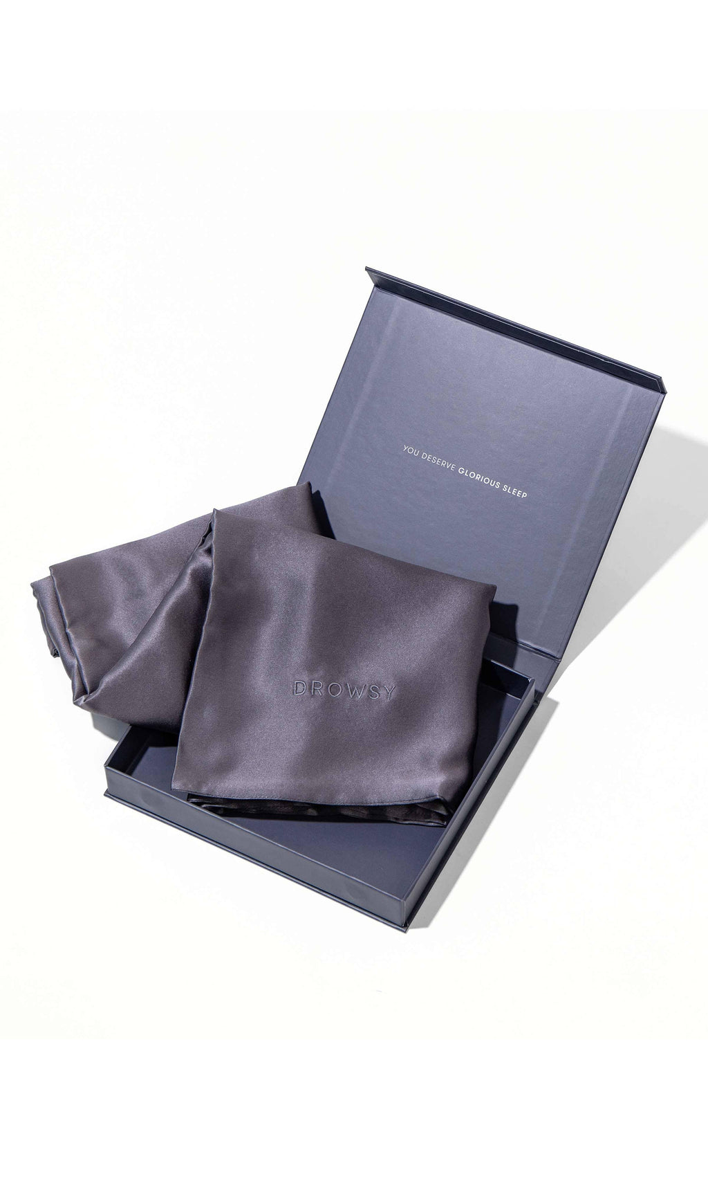 Drowsy Sleep Co. - Moonlight Shadow Silk Queen Pillowcase