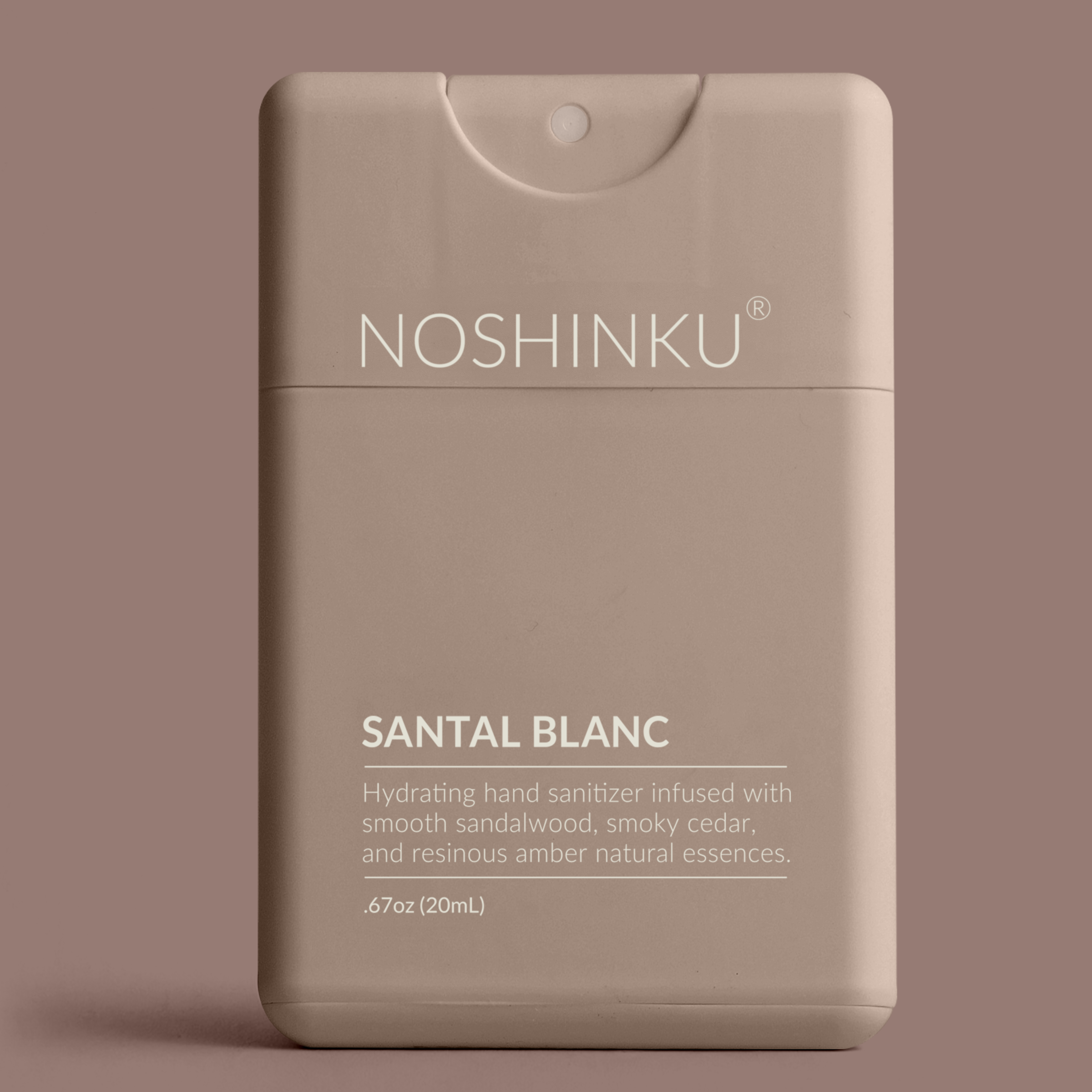 Noshinku - Refillable Santal Blanc Hydrating Pocket Hand Sanitizer
