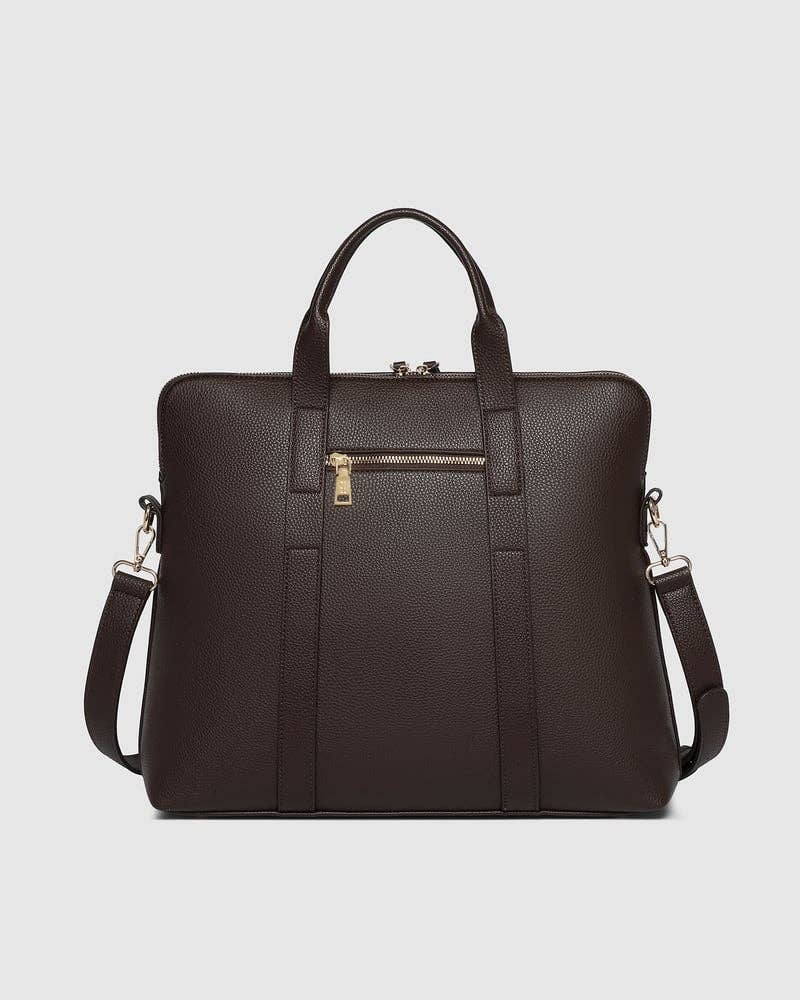 Louenhide - Rhodes Trolley Laptop Bag - Chocolate