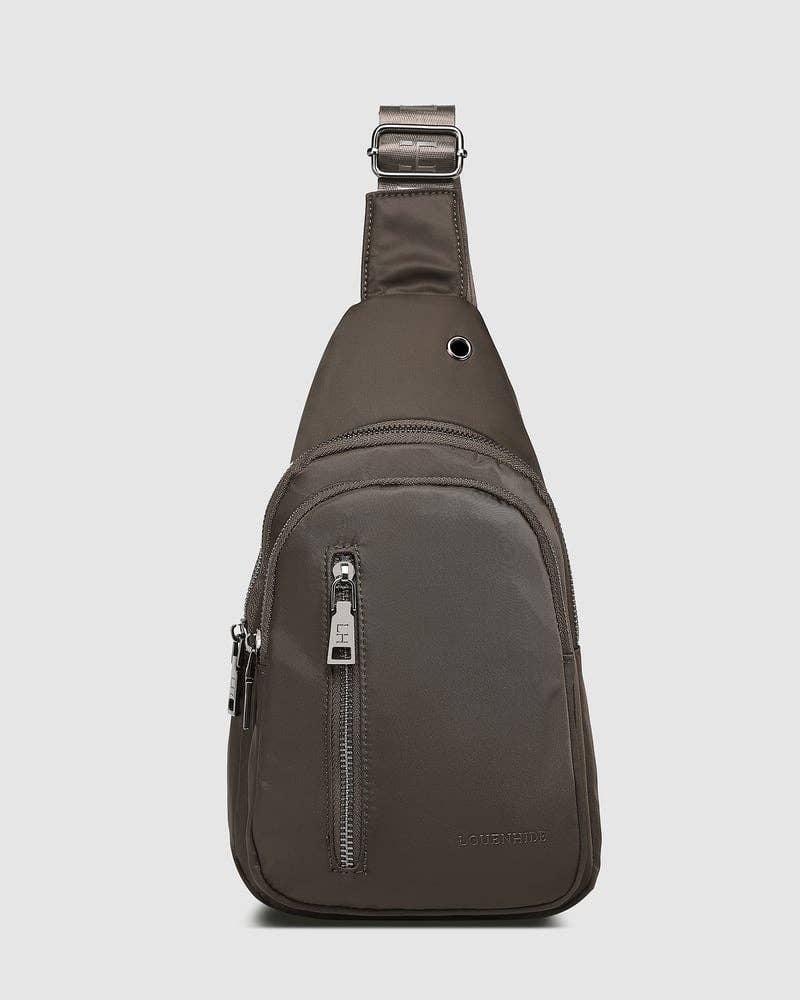 Louenhide - Boyd Nylon Sling Bag - Chocolate