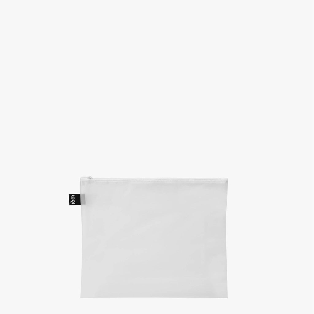 LOQI LLC - TRANSPARENT Milky Zip Pockets