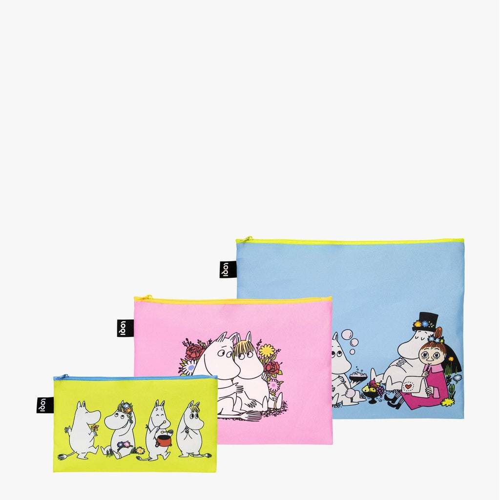 LOQI LLC - MOOMIN Together Recycled Zip Pockets