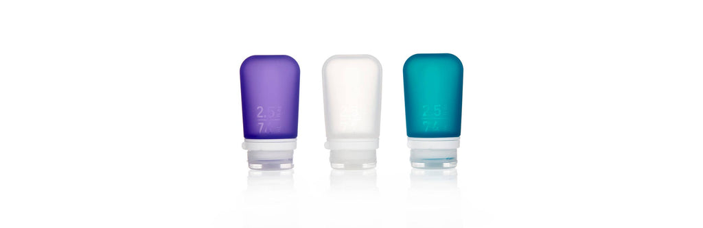 humangear - GoToob+ 3-Pack Refillable Silicone Travel Bottles