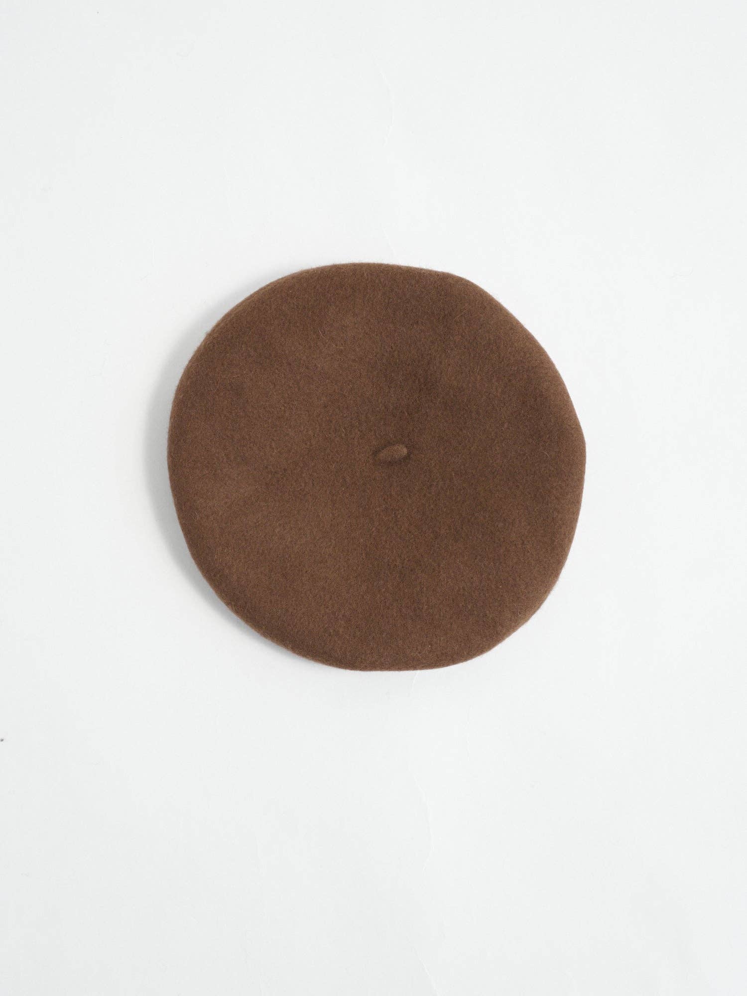 Lost Pattern NYC - "Bon Chic" Wool Beret - Chestnut