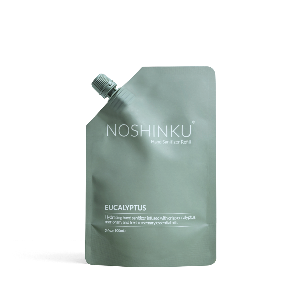Noshinku - Eucalyptus Rosemary Nourishing Sanitizer Travel Refill Pouch