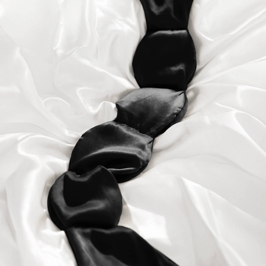 nodpod - Silk Weighted Sleep Mask- Noir - Eye Mask