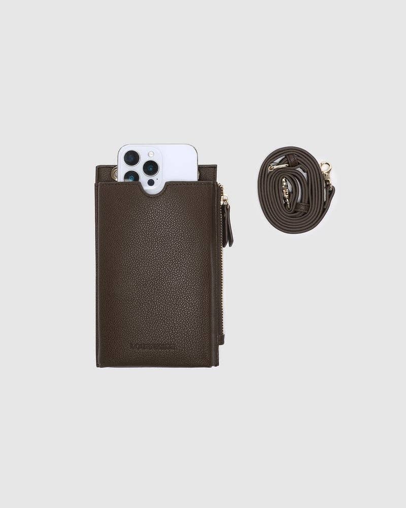 Louenhide - Suki RFID Phone Bag - Chocolate