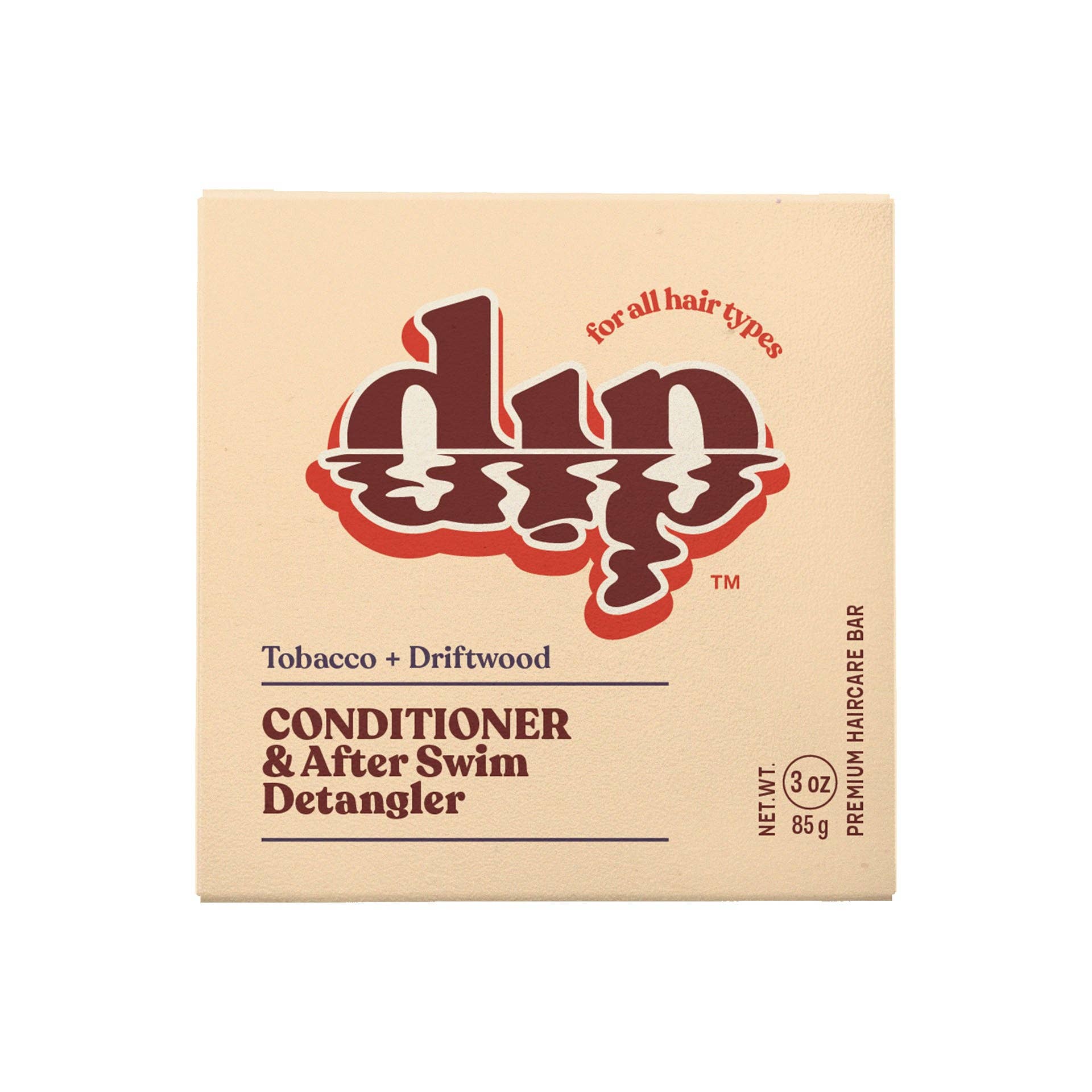 Dip - Dip Conditioner Bar & After Swim Detangler - Tobacco & Driftwood