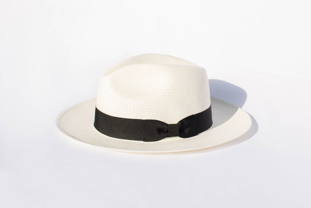 Elegancia Tropical Genuine Panama Hats - Classic White Panama Hat - Handmade Straw Hat