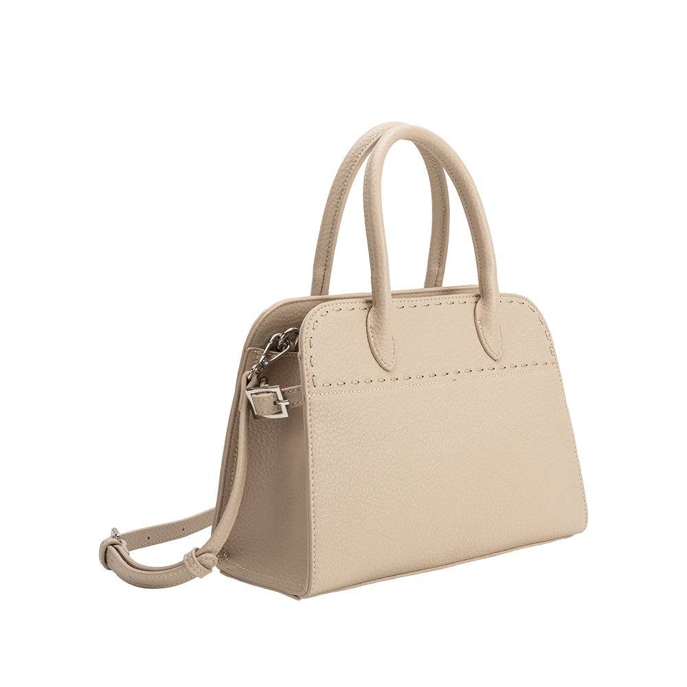 Melie Bianco - Marlo Bone Recycled Vegan Leather Crossbody Bag