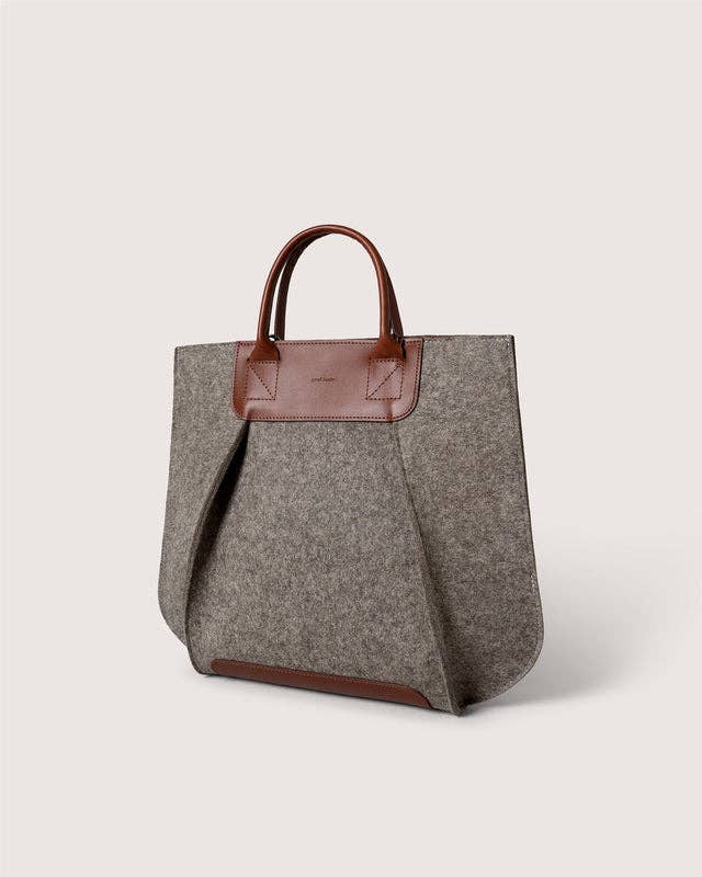 Graf Lantz - Frankie Merino Wool Tote - Ash Brown Sienna