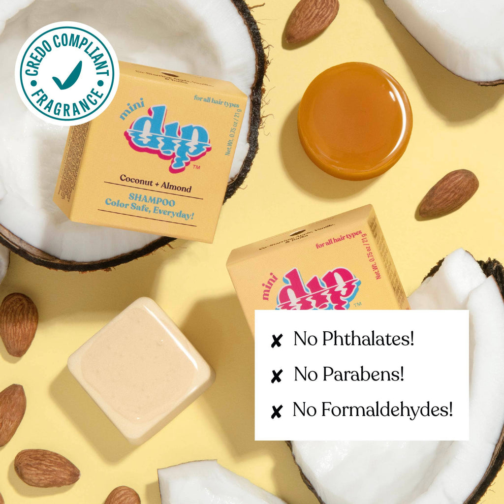 Dip - Mini Dip Shampoo Bar: Color Safe, Everyday - Coconut & Almond