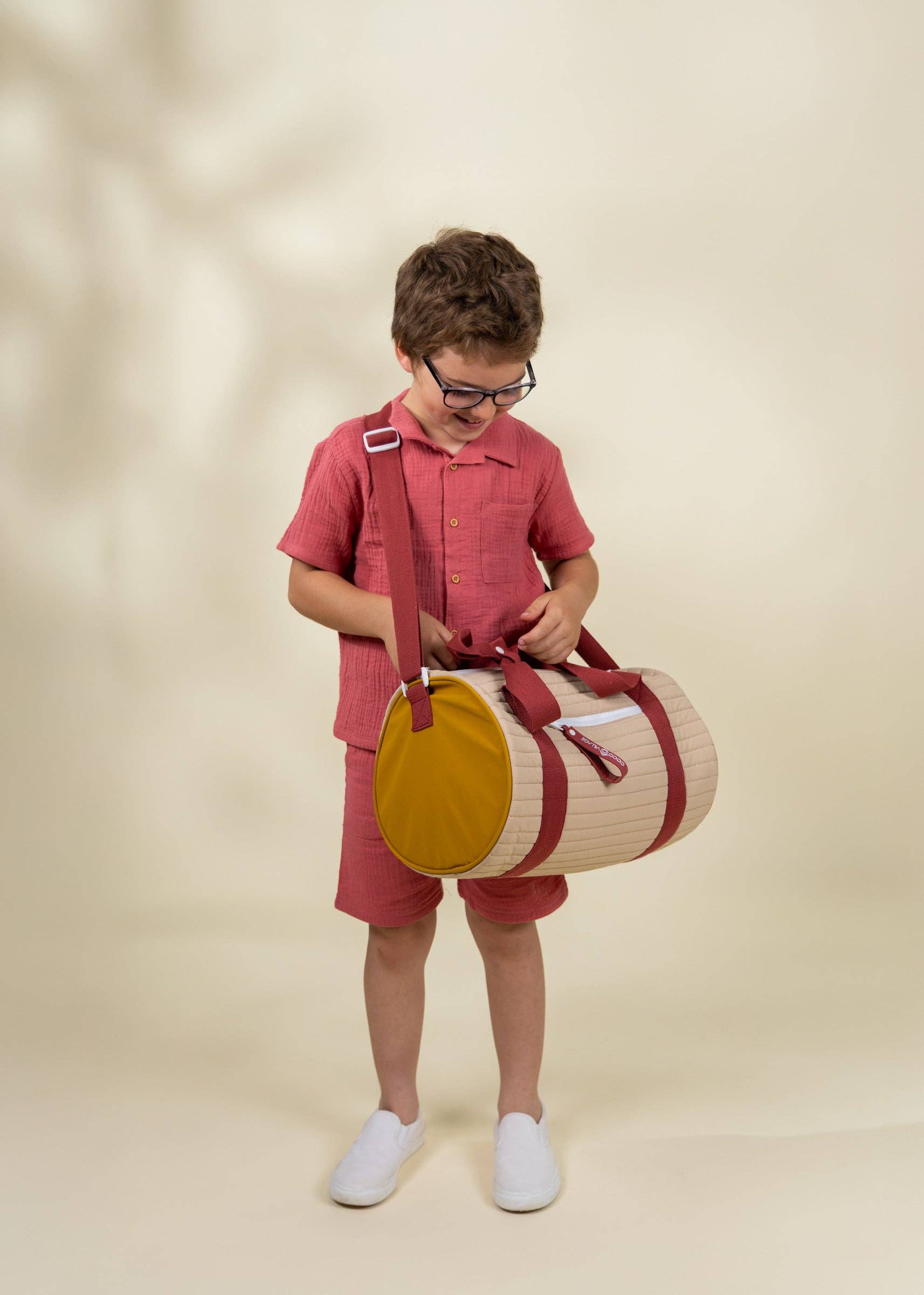 Coco Village - Washable Nylon Duffle Bag - Golden Hour