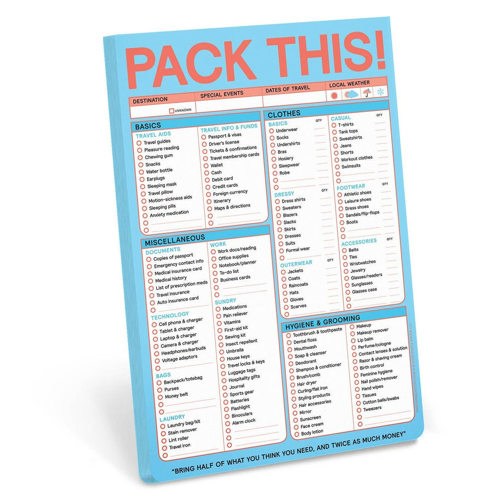 Hachette Book Group - Pack This Pad