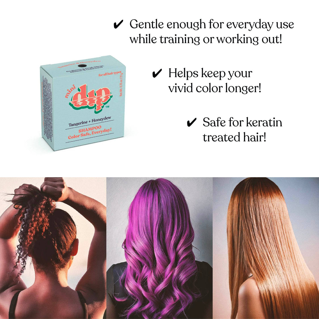 Dip - Mini Dip Shampoo Bar: Color Safe, Everyday - Tangerine & Honeydew