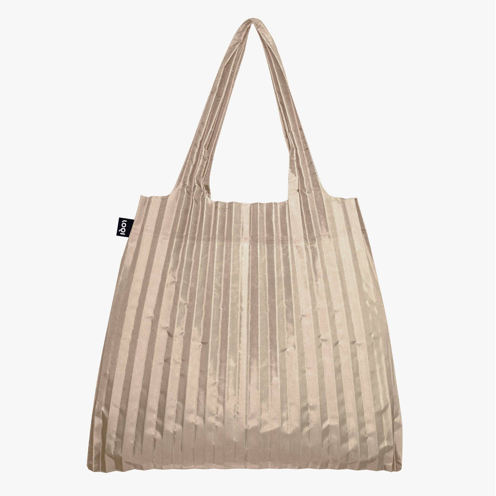 LOQI LLC - PLEATED Mocha Recycled Bag