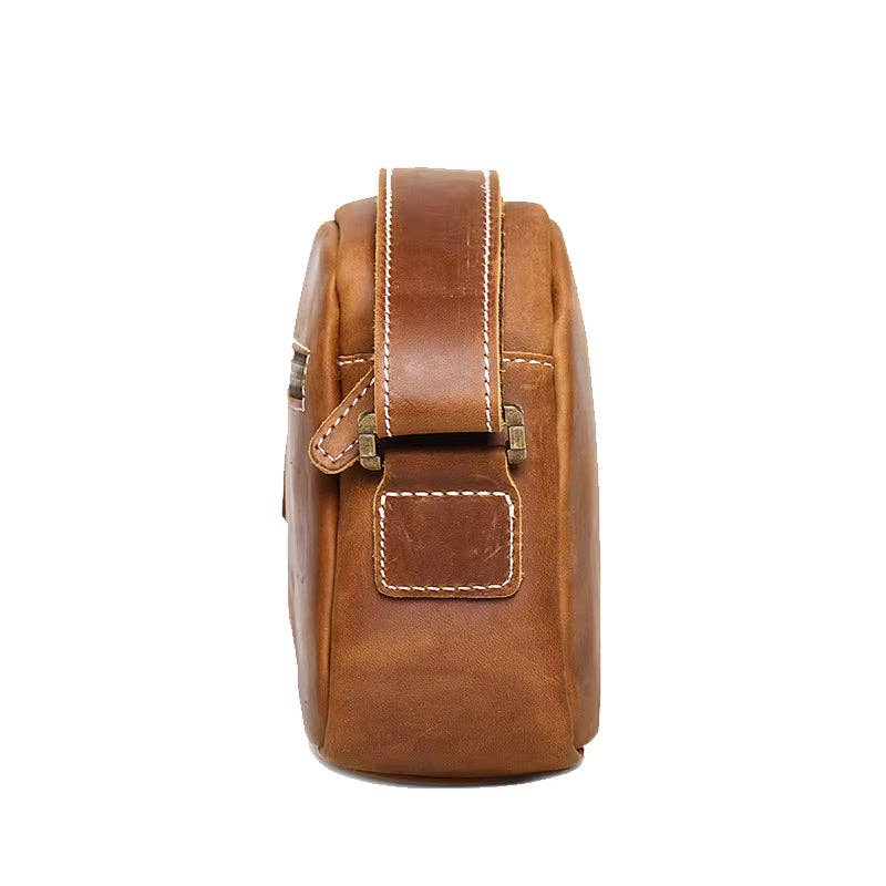 Steel Horse Leather - Soren Vintage Leather Crossbody Bag Sling | Versatile and Durable Leather Bag