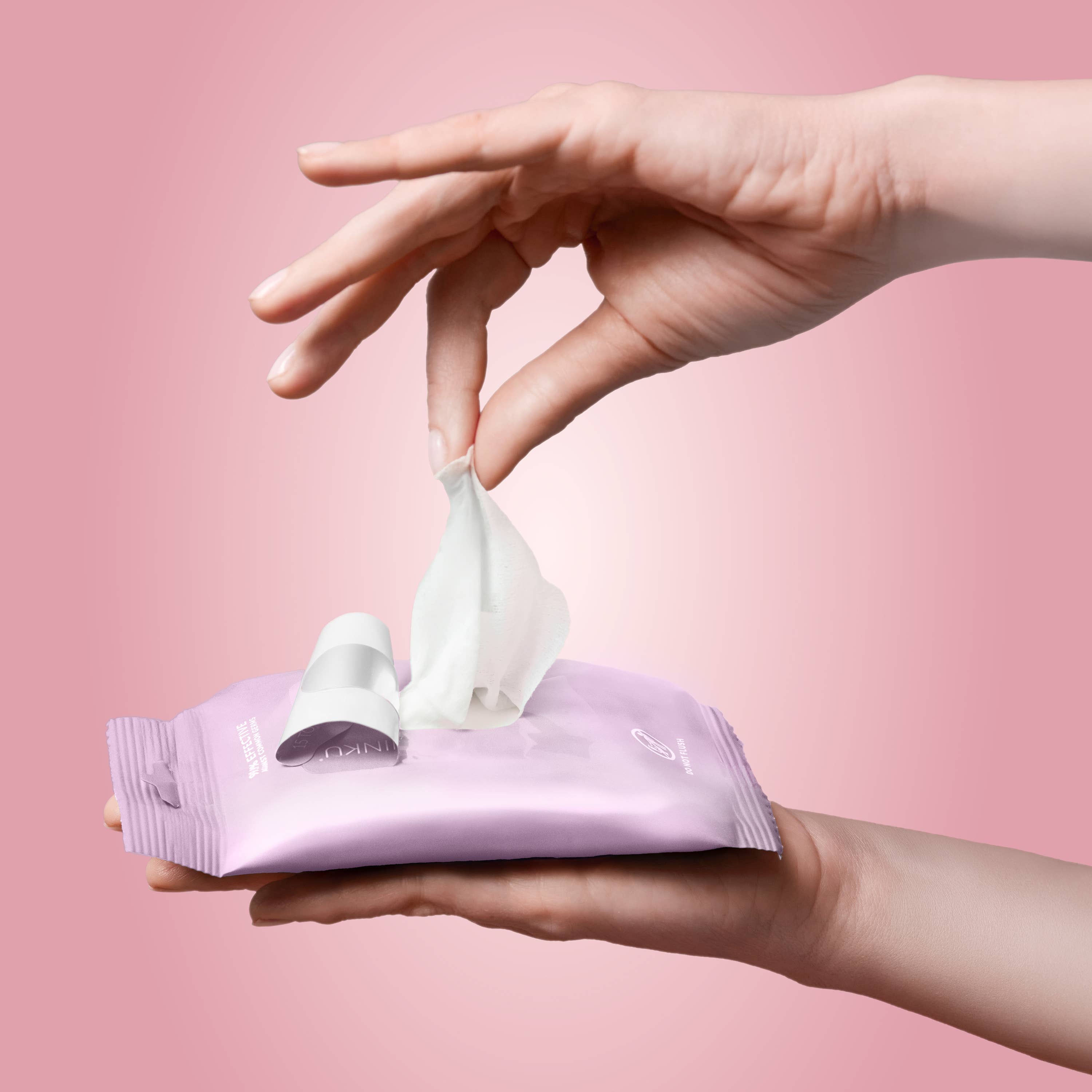 Noshinku - Lavender Nourishing Hand Sanitizing Travel Wipes