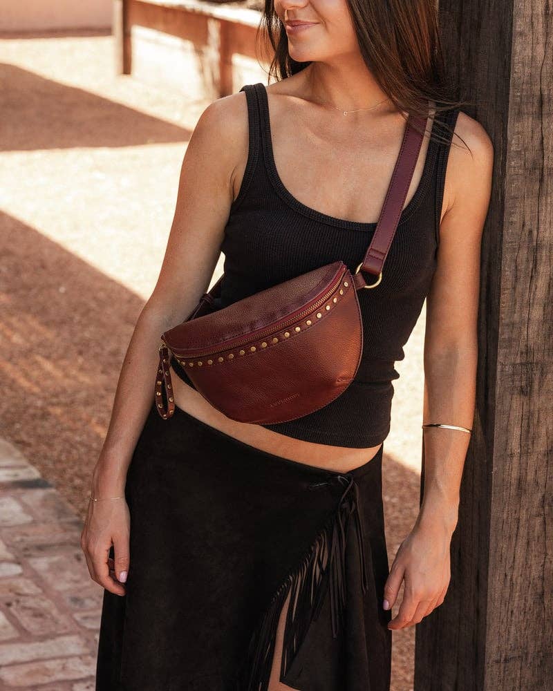 Louenhide - Cassidy Belt Bag - Burgundy