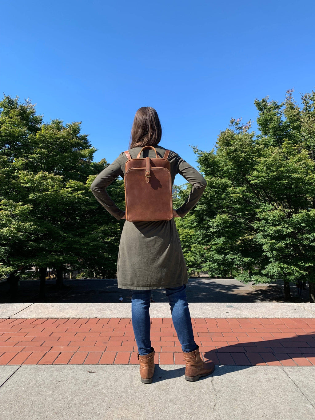 Steel Horse Leather - Sachi Leather Backpack  | Small Women's Leather Backpack