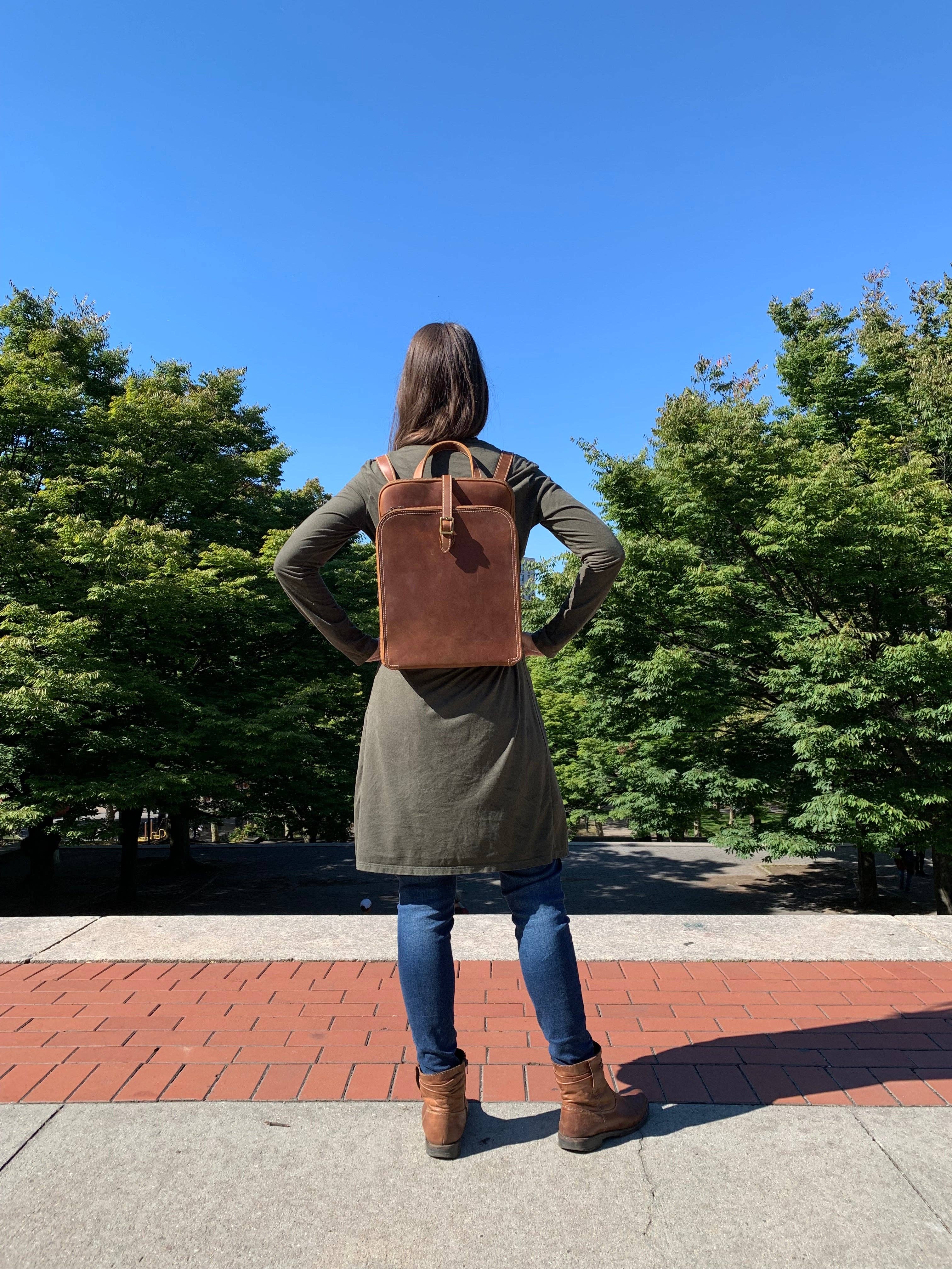 Steel Horse Leather - Sachi Leather Backpack  | Small Women's Leather Backpack