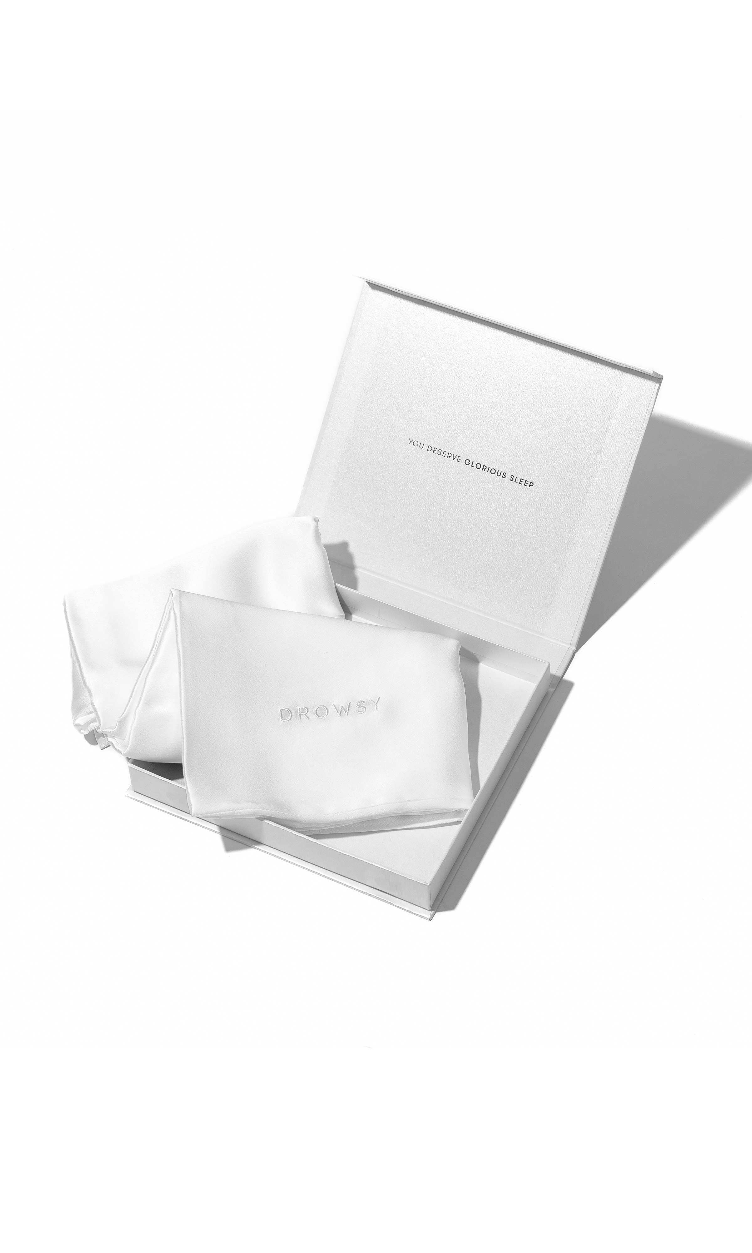 Drowsy Sleep Co. - Akoya Pearl Silk Queen Pillowcase