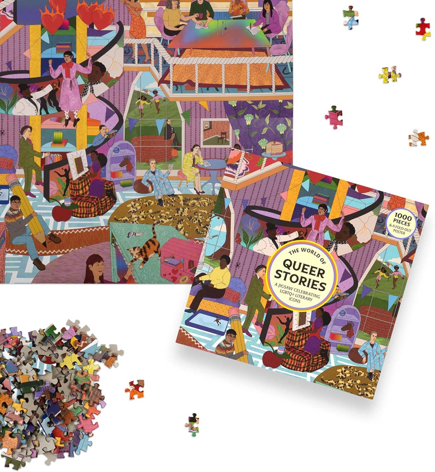 Chronicle Books - The World of Queer Stories 1000 Piece Puzzle