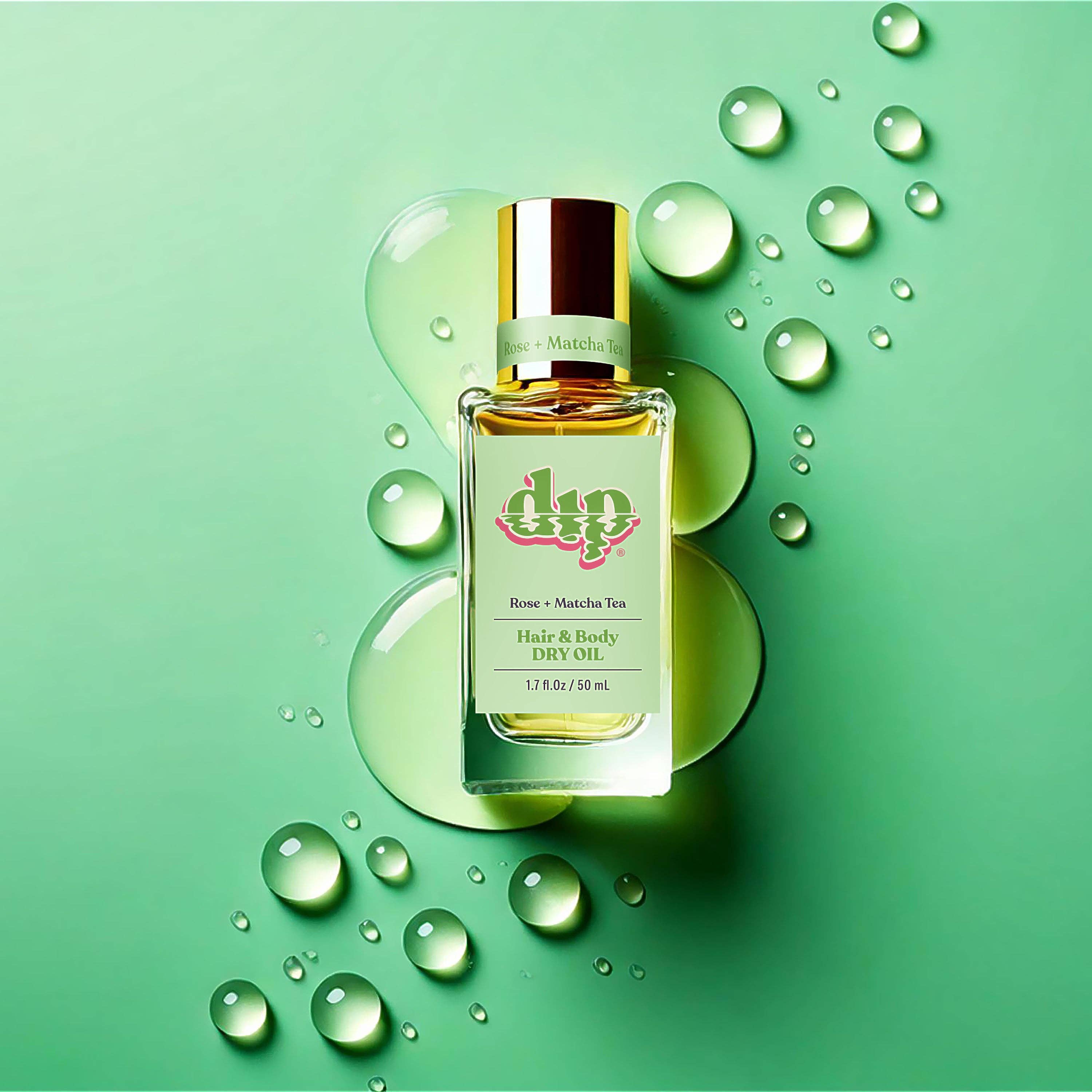 Dip - Dip Hair & Body Dry Oil - Rose & Matcha Tea