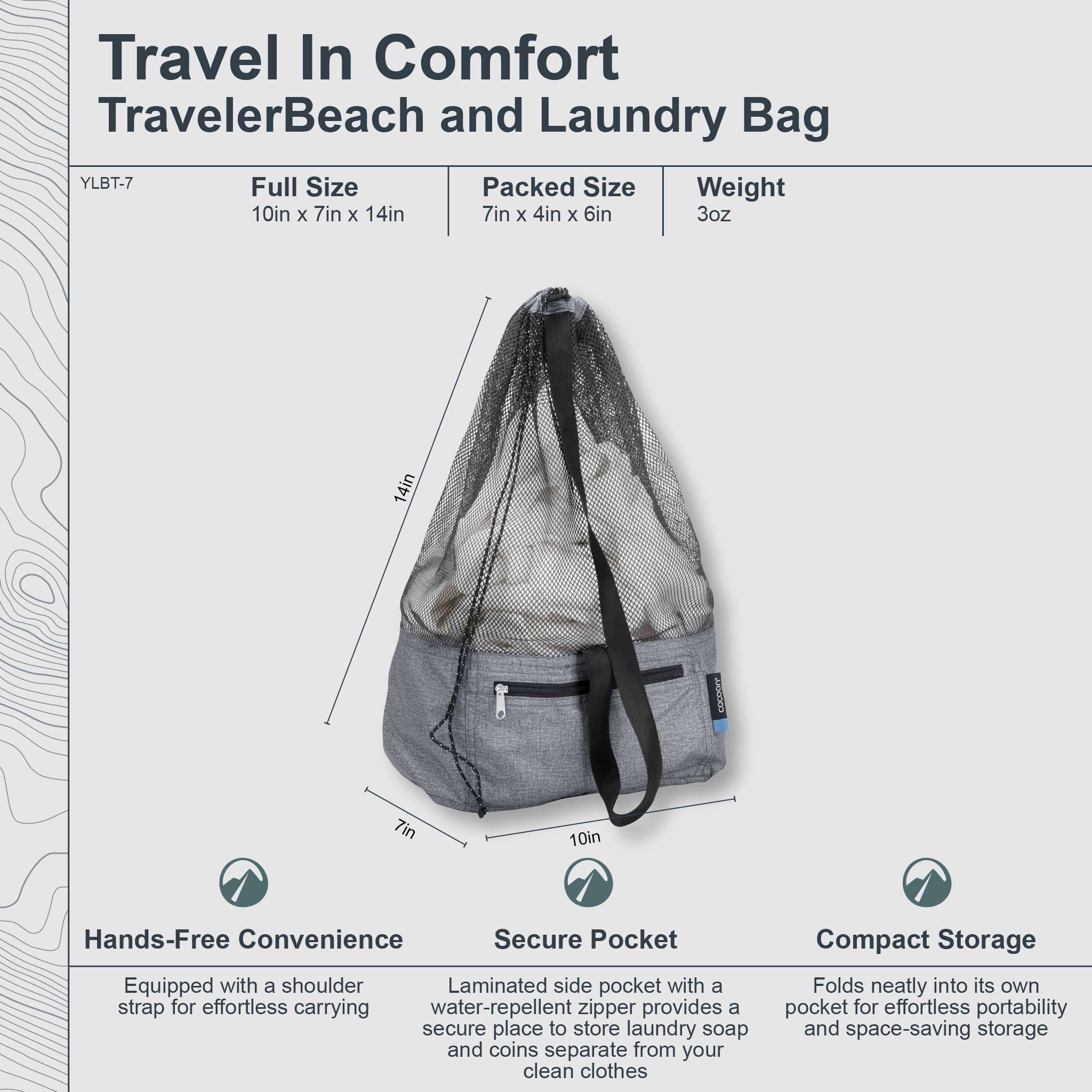 COCOON - Traveler Beach and Laundry Bag