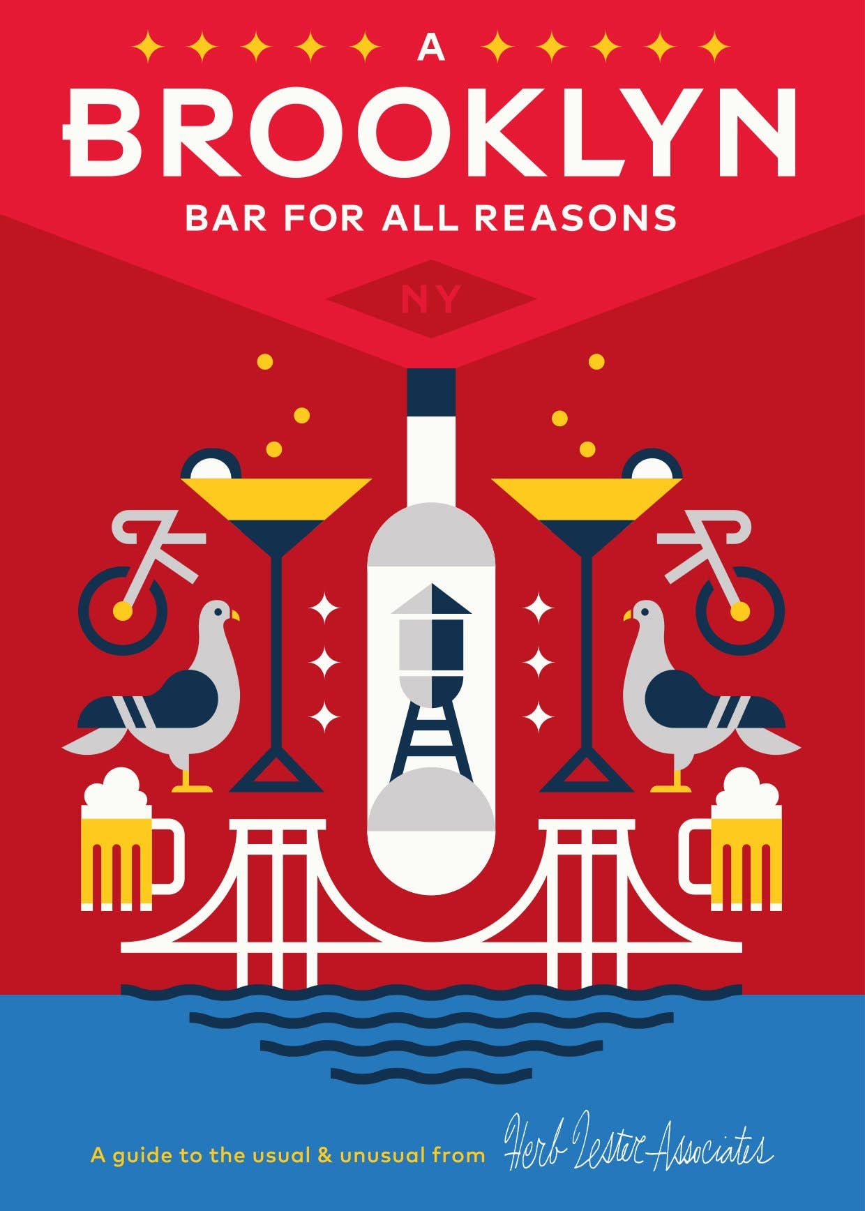 Herb Lester Associates - Brooklyn Bar   - NYC Travel Map & Cultural Guide