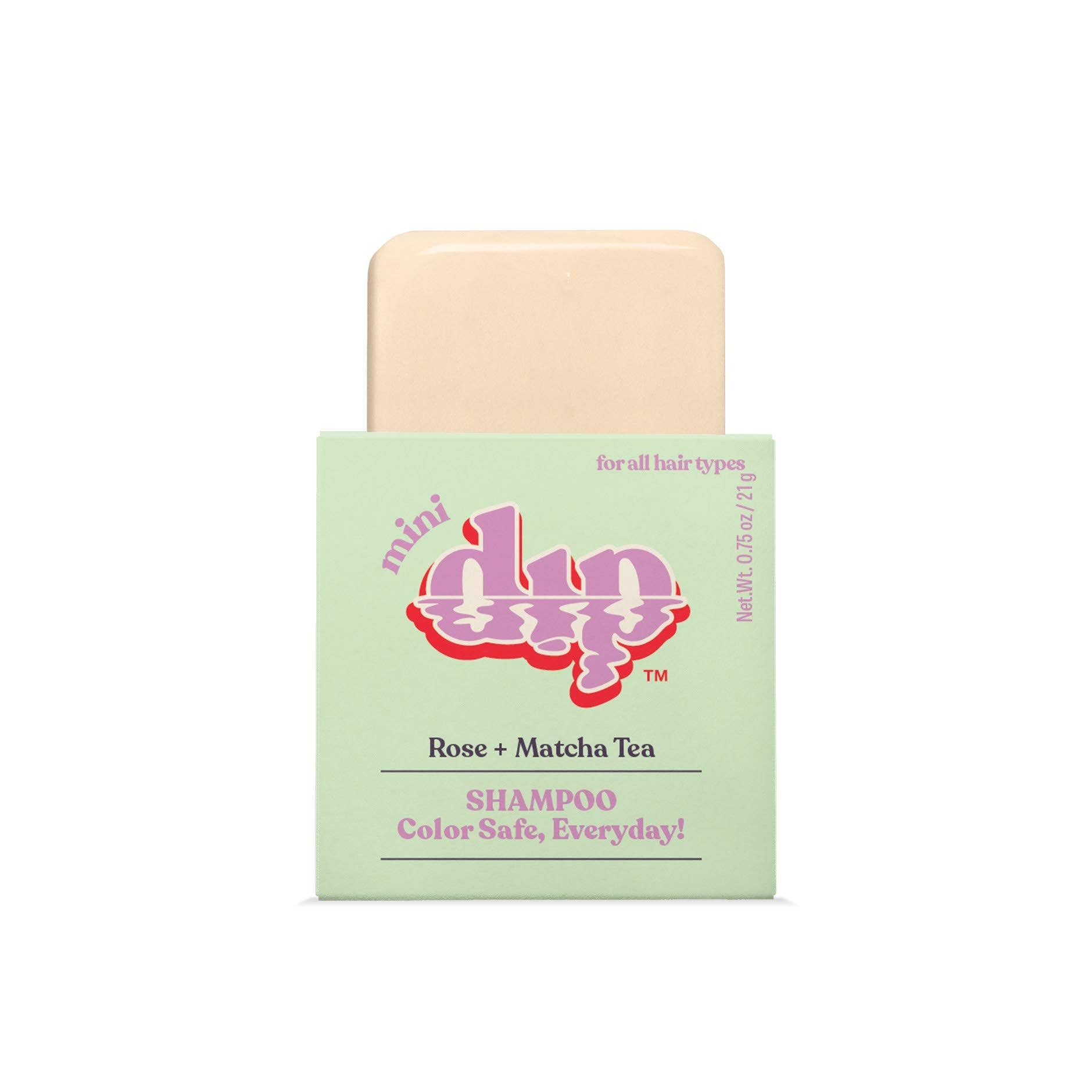 Dip - Mini Dip Shampoo Bar: Color Safe, Everyday - Rose & Matcha Tea