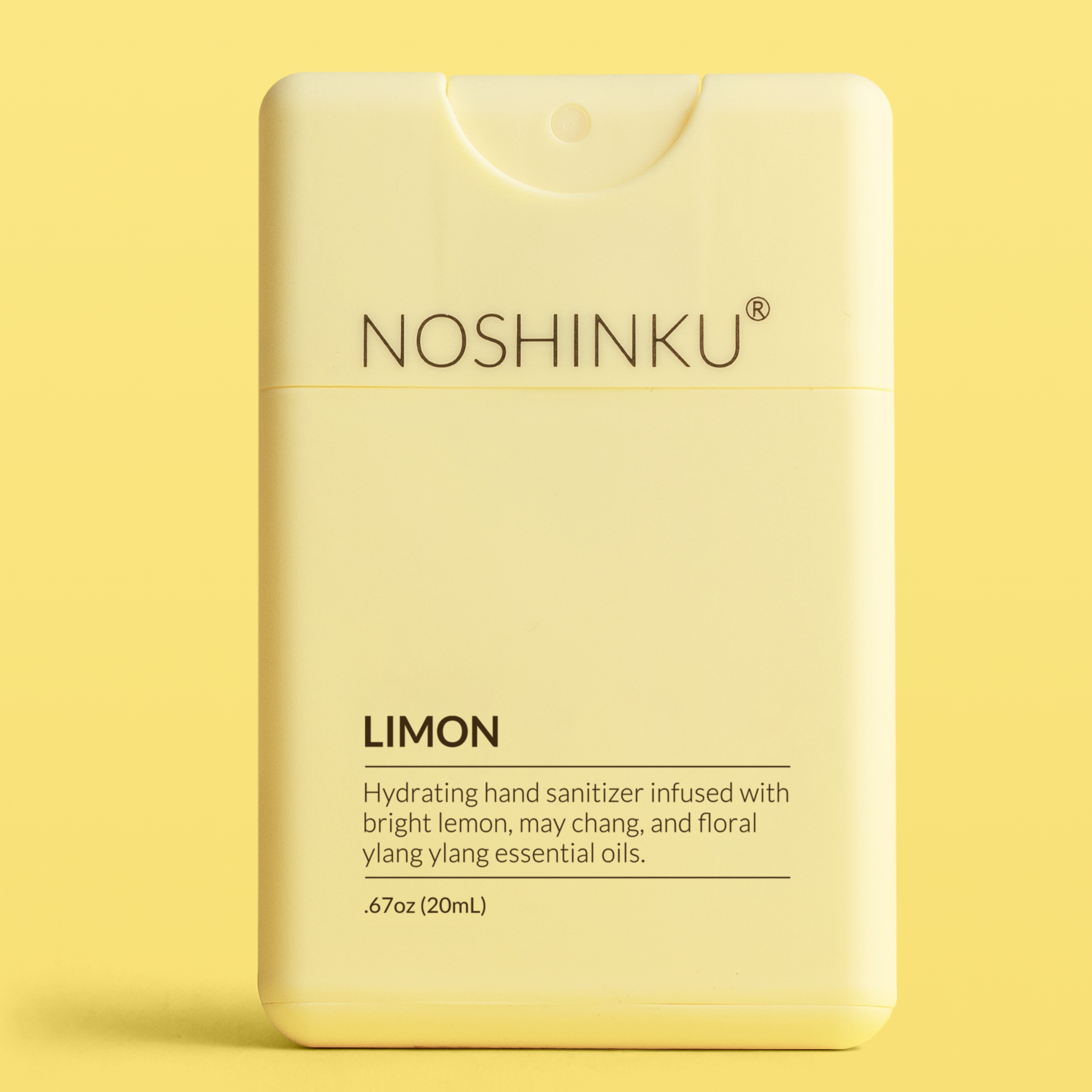 Noshinku - Refillable Lemon Ylang-Ylang Moisturizing Pocket Sanitizer