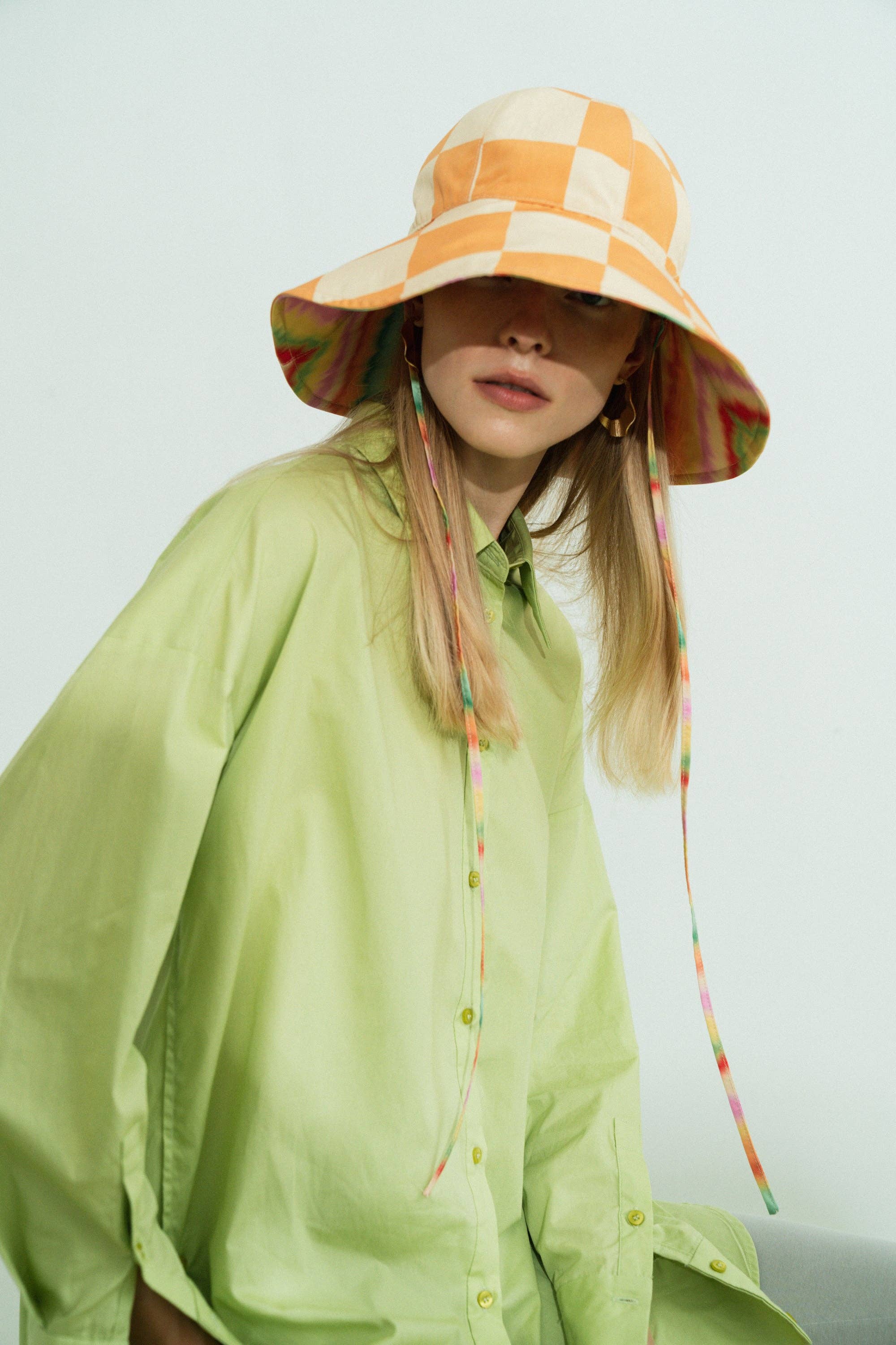 Lost Pattern NYC - "Day Dream" Reversible Sun Hat - Rainbow