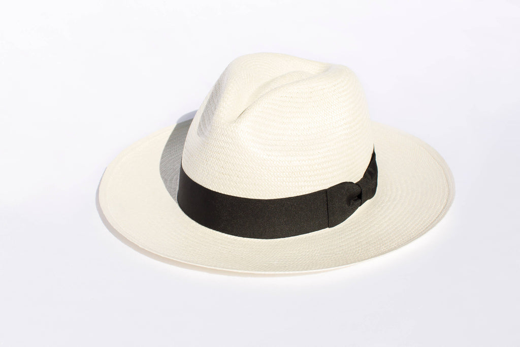 Elegancia Tropical Genuine Panama Hats - Classic White Panama Hat - Handmade Straw Hat
