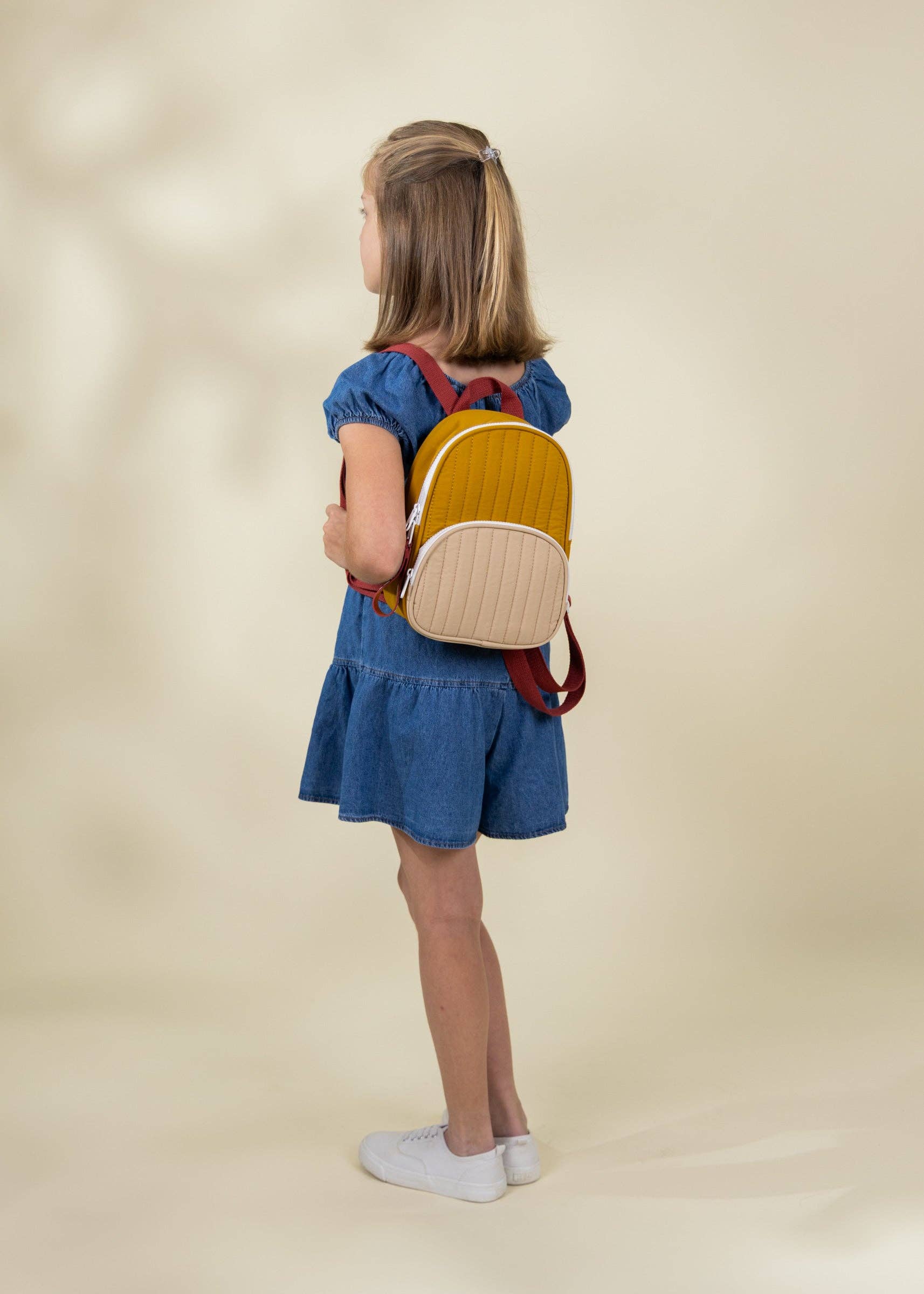 Coco Village - Washable Nylon Small Backpack  - Golden Hour