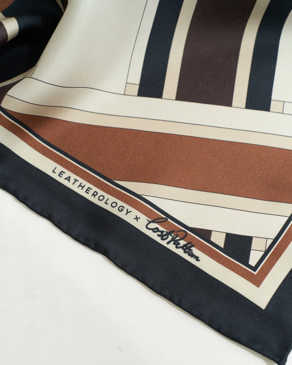 Lost Pattern x Leatherology Silk Square Scarf