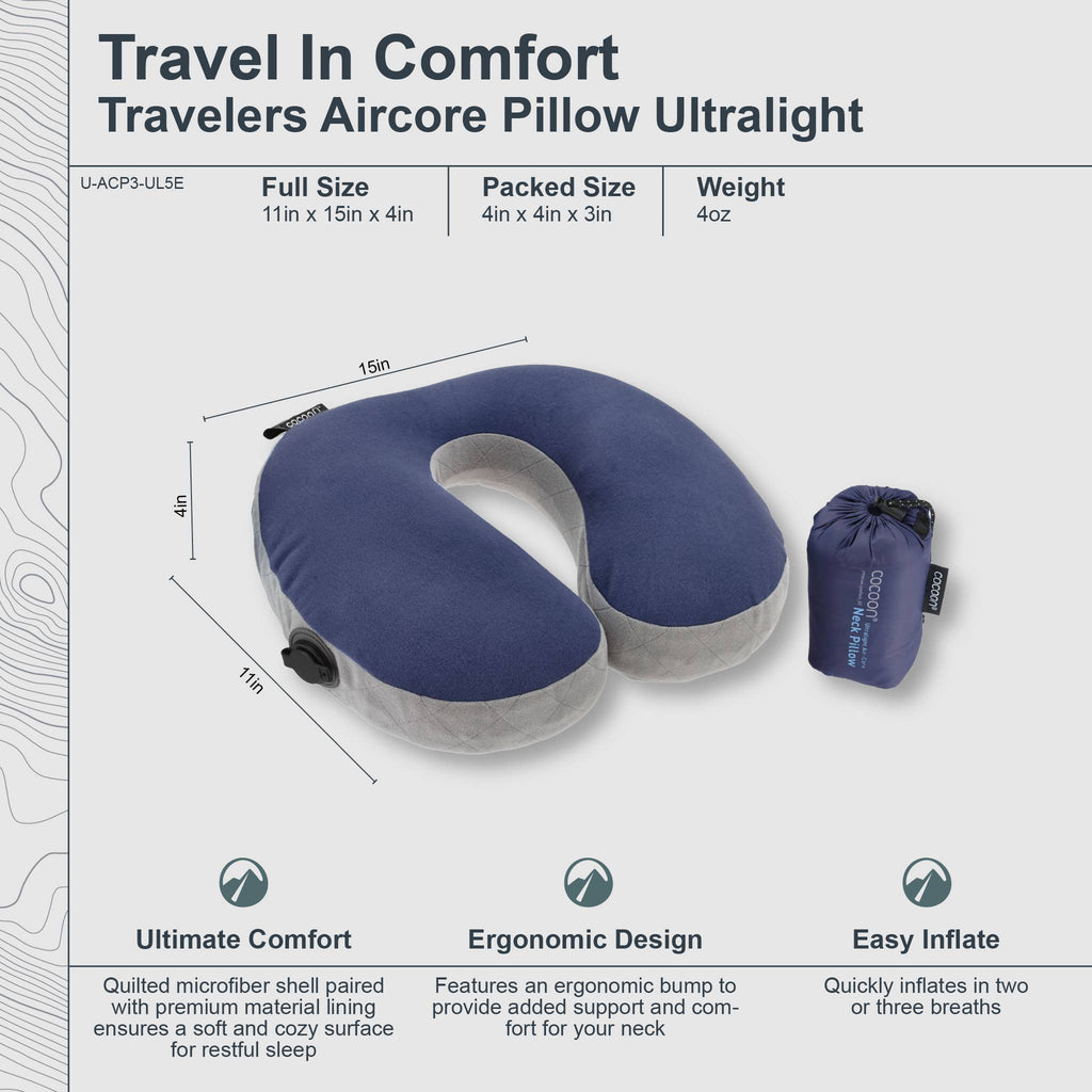 COCOON - U Shape Ergo AirCore Pillow UL
