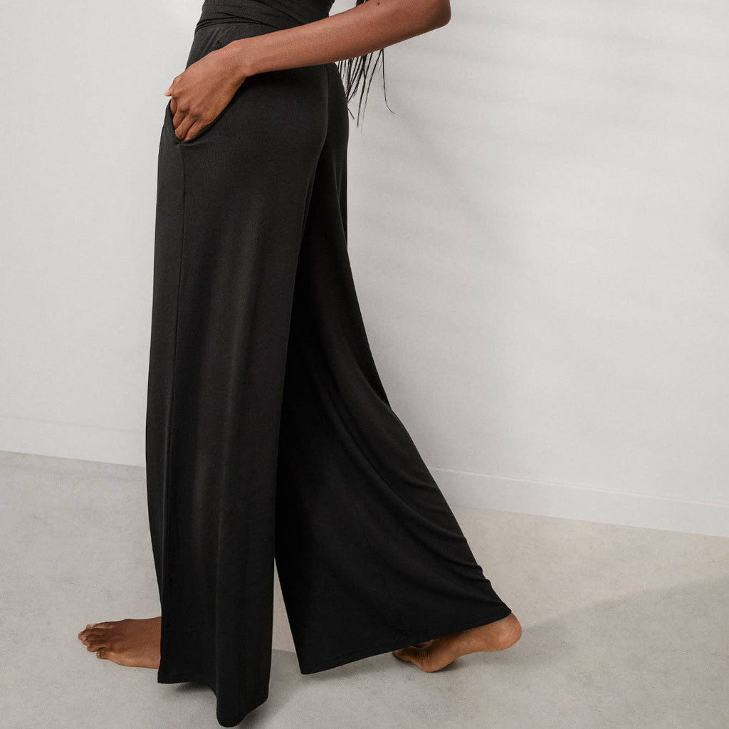 LUNYA - Soft Modal Rib Foldover Pant