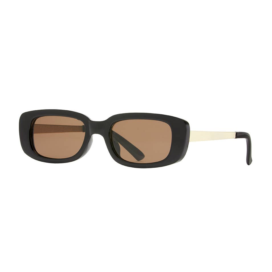Blue Planet Eco-Eyewear - Adley Onyx/ Brown Polarized Lens